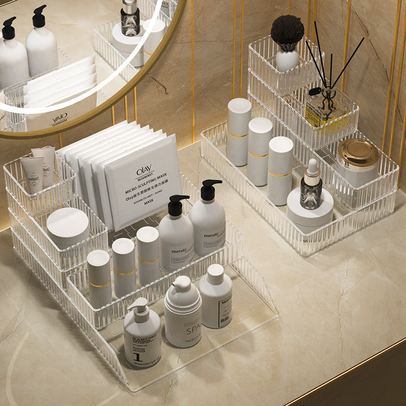 

Organizer Kotak Penyimpanan Multifungsi Transparan dari Akrilik yang Cantik untuk Menyimpan Sendok Sumpit dan Peralatan Organiser di Laci Kamar