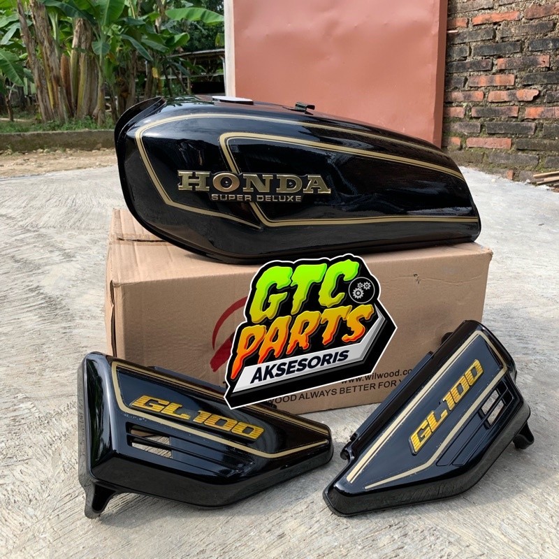 PROMO Paket Tangki tengki gl 100 pres pabrik set bok aki gl 100  tangki gl 100 striping gl 100 TERMU