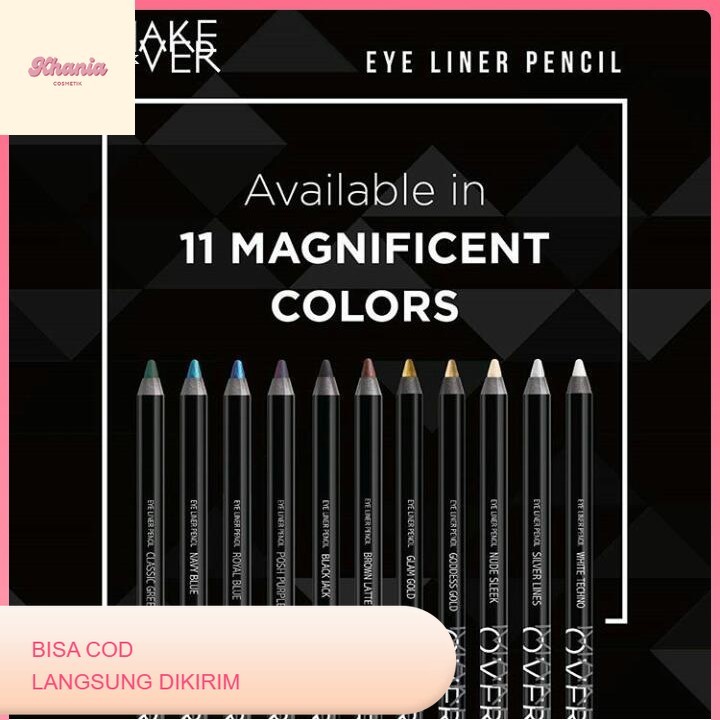 MAKE OVER EYELINER PENCIL || eyeliner bawah mata make over