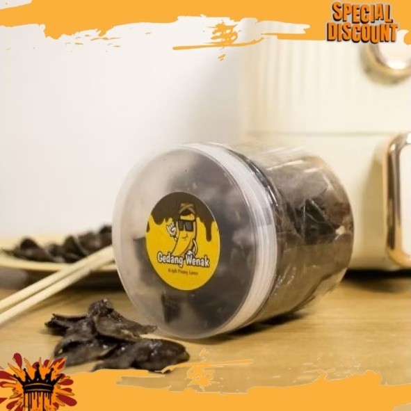 

1 NICE TASTED Keripik Pisang Coklat Lumer / Gedang Wenak / Varian Toples (Rasa Coklat Creamy) JZL