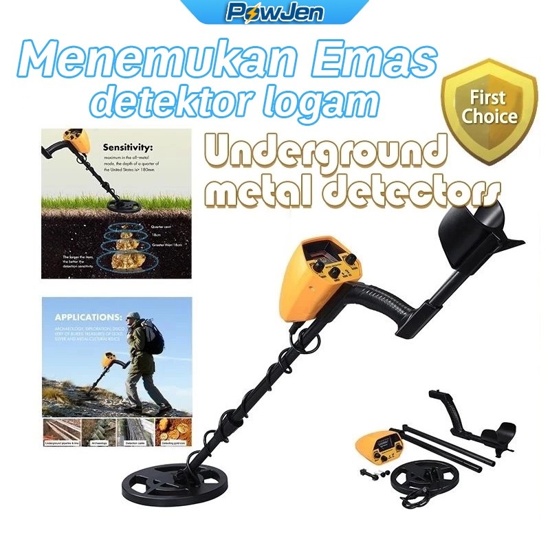 Detektor Logam Emas Koin Metal Detektor Pengecek Emas Bawah Tanah Raja Alat Penambang