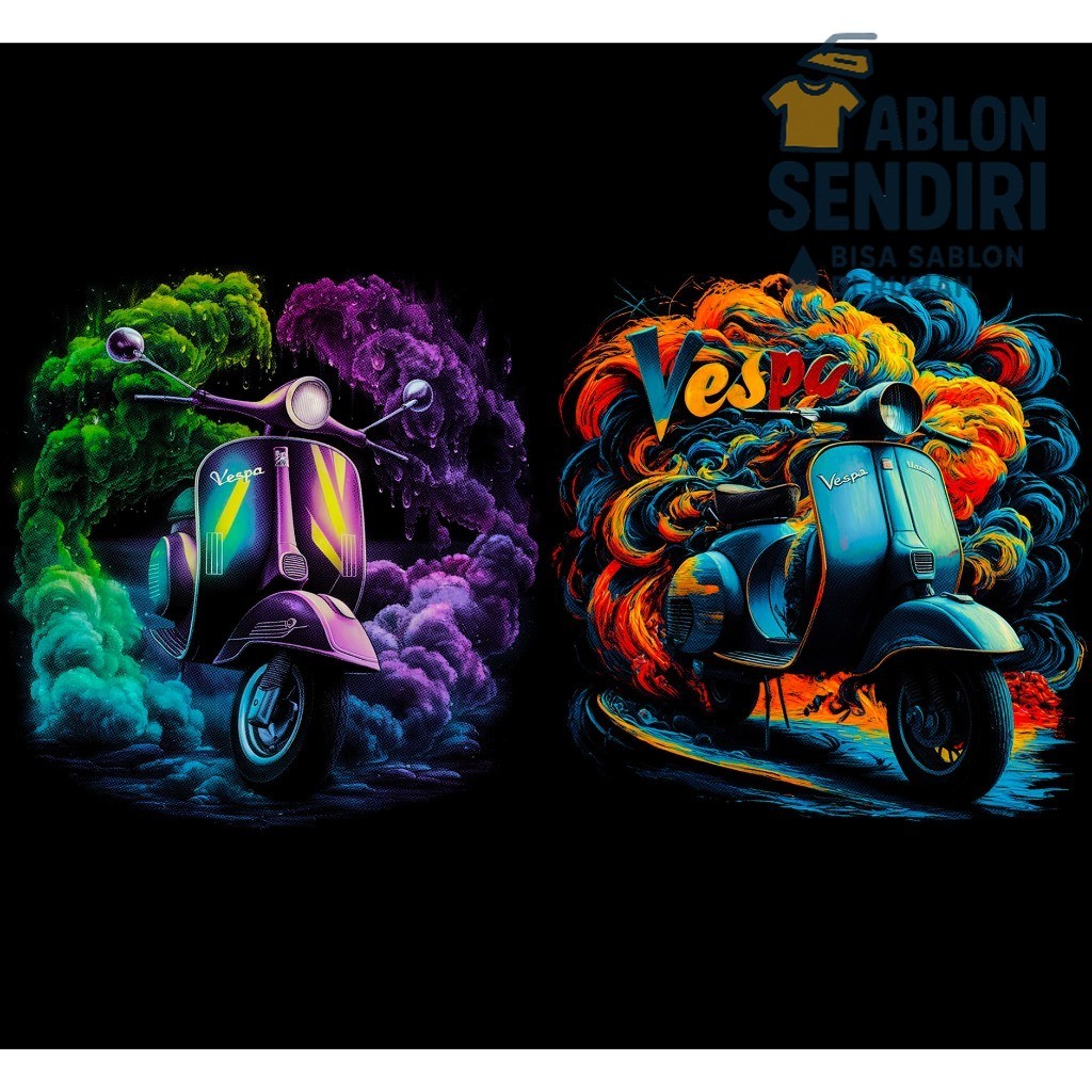 

SCOOTERIST Sablon Setrika/Sablon DTF Printing Siap Press Kaos, Sweatshirt, Crewneck, Hoodie, Totebag, Sweater, Jaket Polos Custom Gambar Tulisan Kata Kata Scooter Skuter
