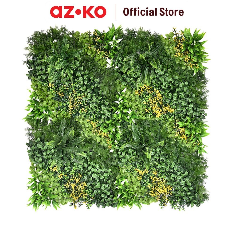 AZKO Forhom 100X100 cm Rumput Dinding Artifisial Multielement Tumbuhan Buatan Artificial Wall Grass 