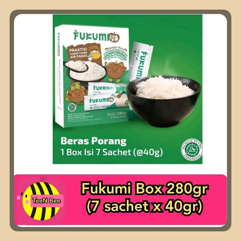 

Fukumi Beras Porang Box 7 Sachet 280 gr