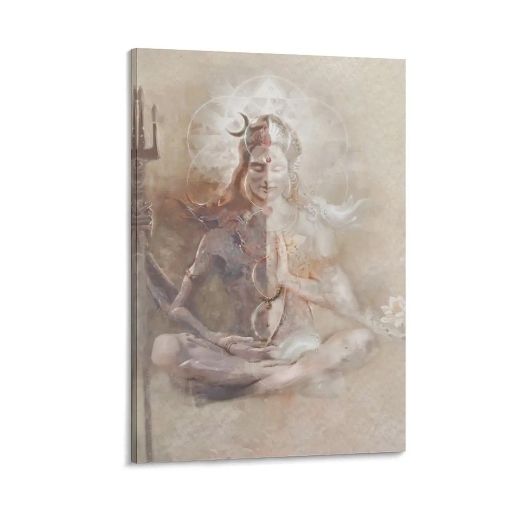 

Shiva Shakti Meditation Canvas Painting Wall Frame Decor for Living Room Cute Room Decor Posters