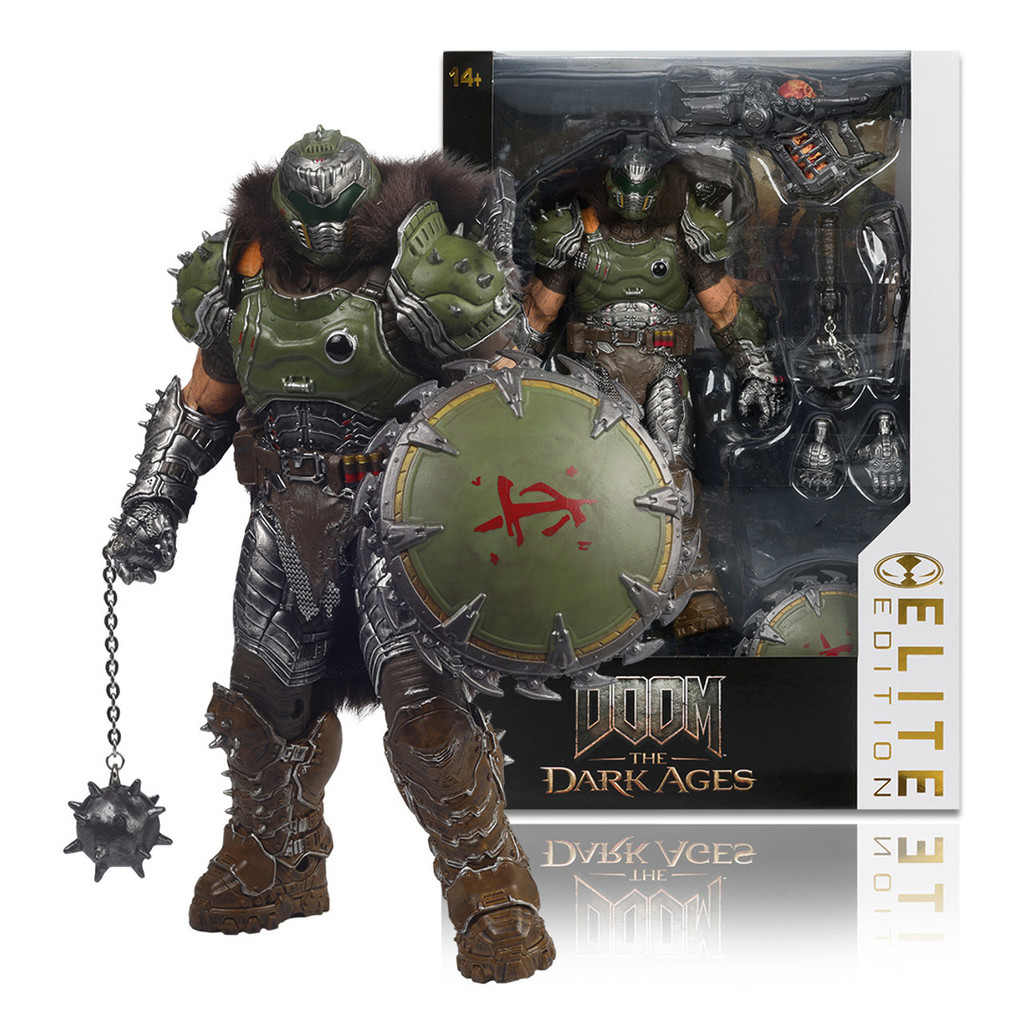 McFarlane Toys DOOM: The Dark Ages Doom Slayer 7in Figure McFarlane Elite Edition #1 Model