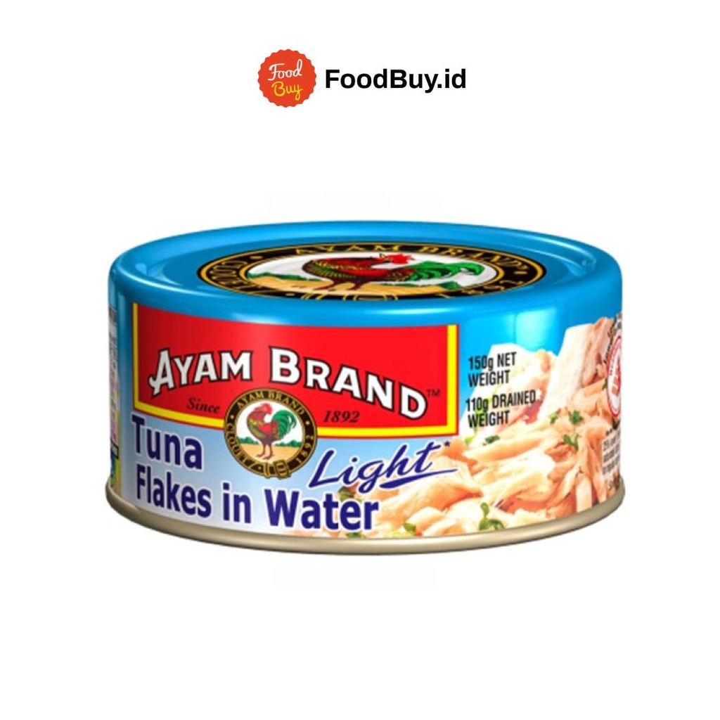 

Ayam Brand Tuna Flakes In Water Light 150g