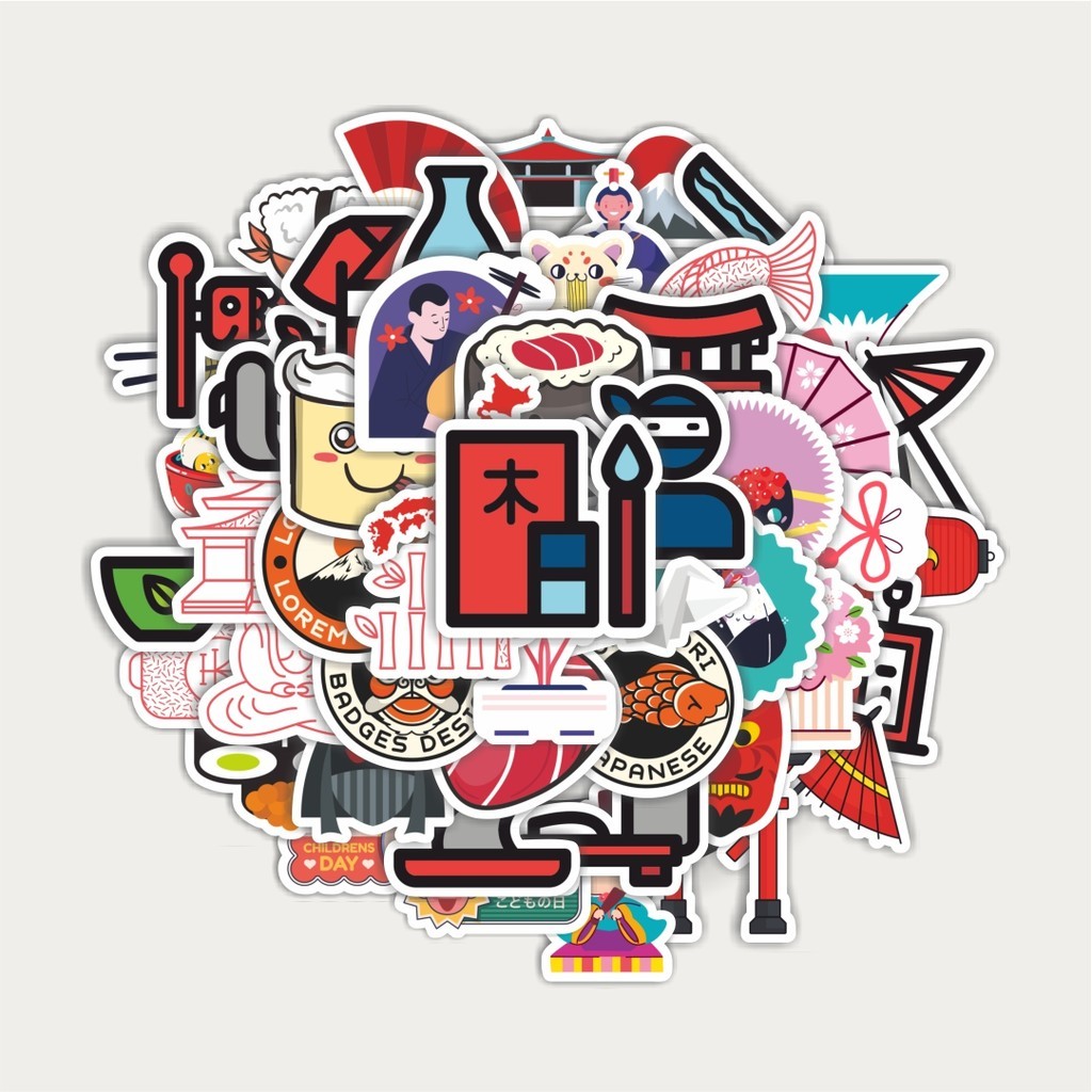 

Sticker Pack Sticker Element Jepang Stiker | Sticker TUMBLR | Stiker LAPTOP KOPER HELM