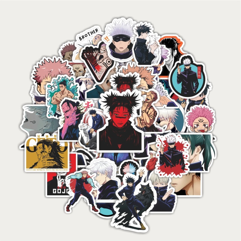

Sticker Pack Stiker Anime Jujutsu Kaisen Versi 1 | Sticker TUMBLR | Stiker LAPTOP KOPER HELM