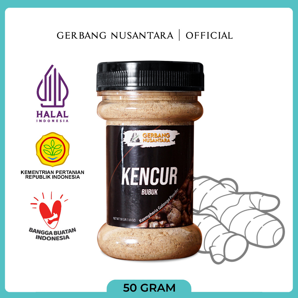

Gerbang Nusantara - Kencur Bubuk Bumbu Masak Dapur Rempah 50gr