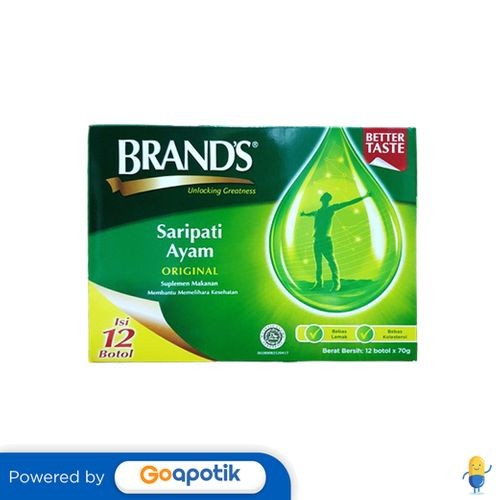 

Brand'S Saripati Ayam Original 70 Gram Box 12 Botol