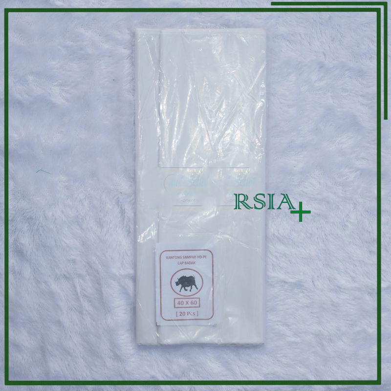 Plastik Sampah Putih Besar 40x60 Kantong Sampah Putih Besar RSIA