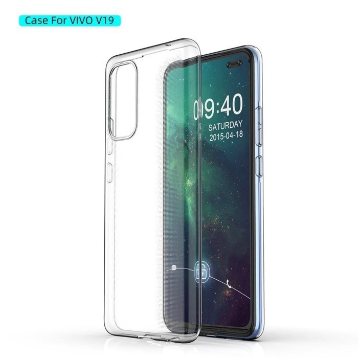 SOFTCASE ULTRATHIN VIVO V19 CASING BENING TRANSPARAN TPU