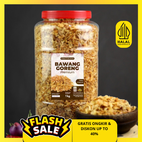 

Bawang Goreng Premium 1 kg Asli Original Tanpa Campuran