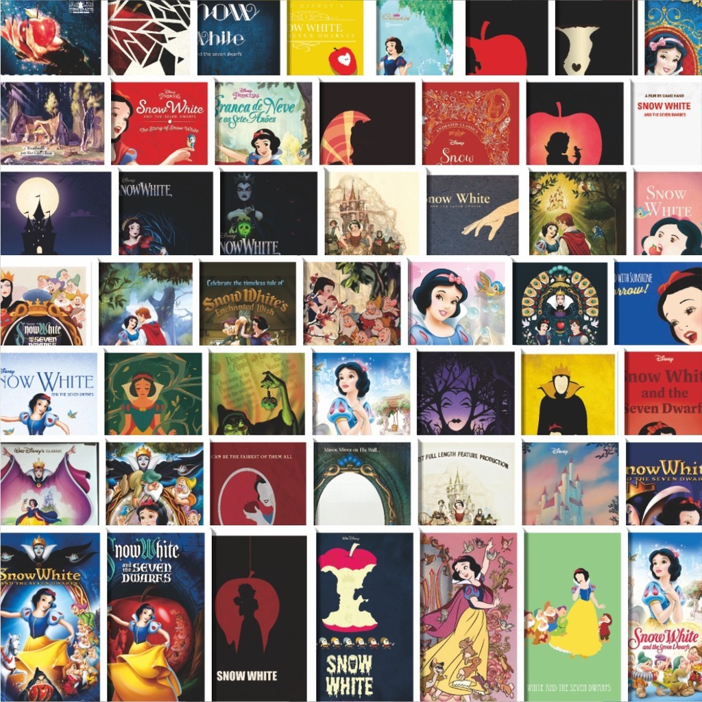 

Stiker Cutting Pack Stiker Disney Princess Snow White Isi 100Pcs Series Aesthetic Lucu Keren Untuk Koper Bahan Vynil