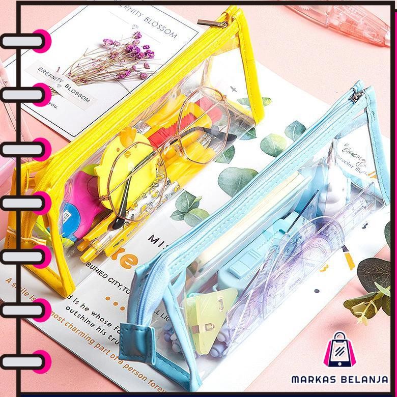 

MARKAS Kotak Pensil Bening / Kotak Pensil Kapasitas Besar Multifungsi / Pencil Case Bening / Pencil Case Kapasitas Besar Y3447