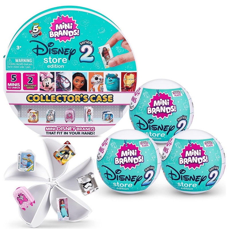 Disney Mini Brands Toys 5 Surprise Mini Brands Toy Miniature Toys Mystery Blind Box Series 2  al Sup