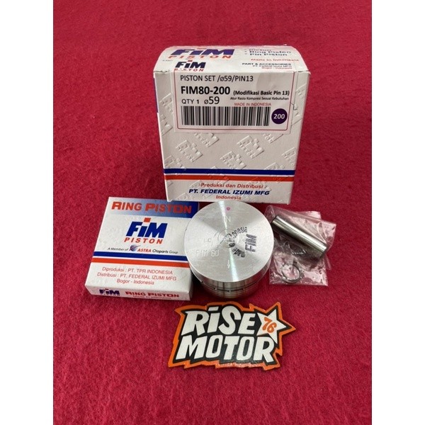 Piston 59 pen 13 Mentah FIM