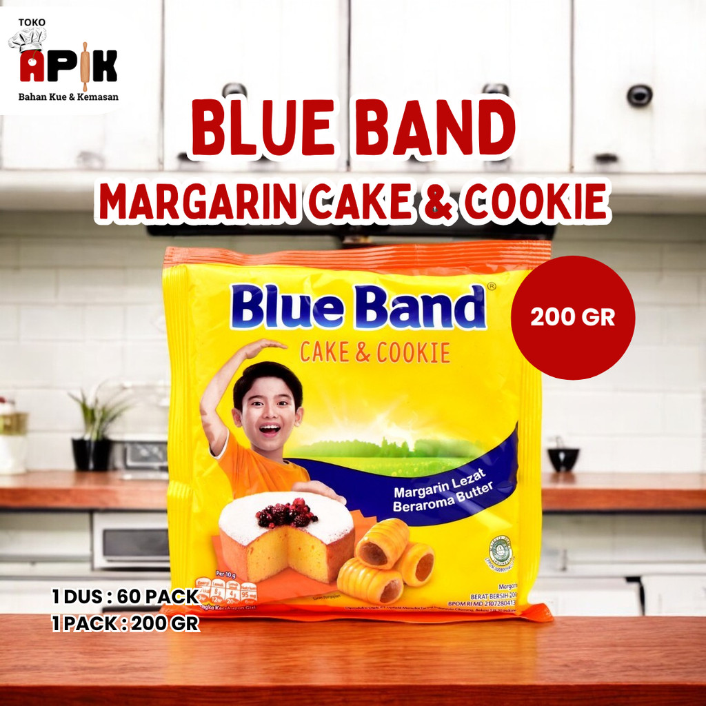 

Blue Band Cake and Cookies sachet 200gr / Mentega / Margarin