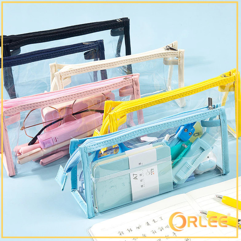 

ORLEE Kotak Pensil Bening / Kotak Pensil Kapasitas Besar Multifungsi / Pencil Case Bening / Pencil Case Kapasitas Besar Y3447