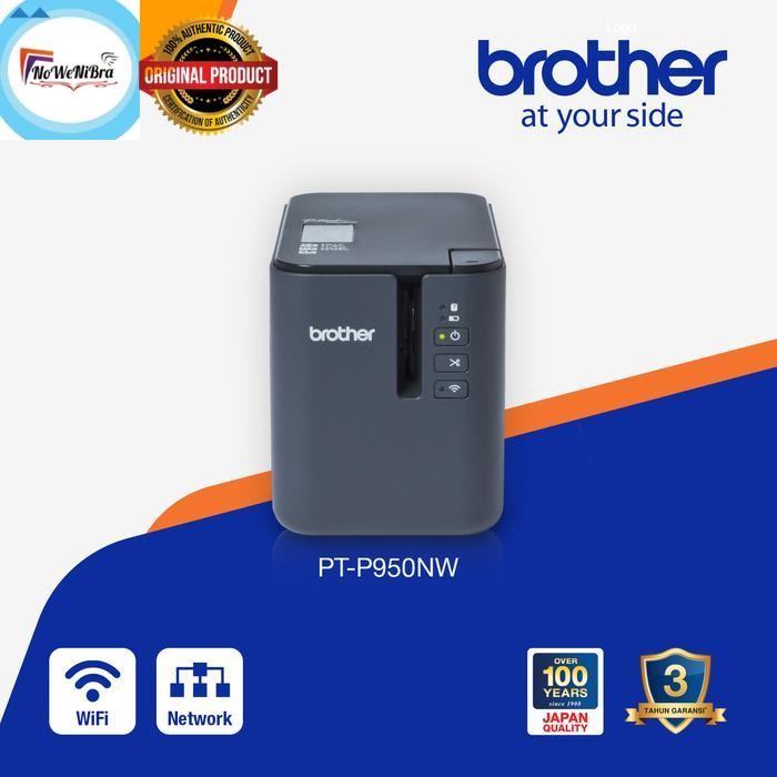 Brother Printer Label PT-P950NW Label Maker / Pembuat Label PT P950NW