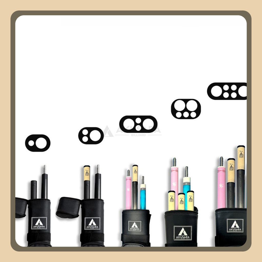 Tas Billiard Akusara Cue Case Billiard New