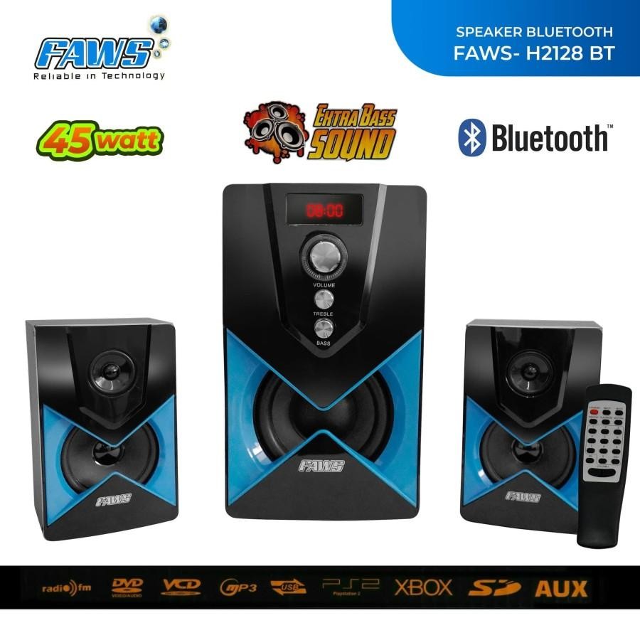 BLUETOOTH SPEAKER AKTIF MULTIMEDIA FAWS H2128 BT