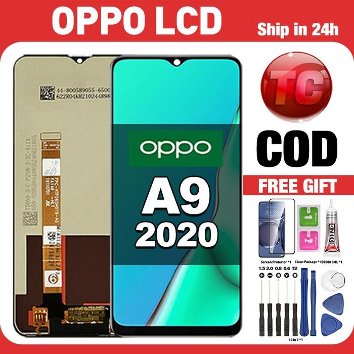 Original Lcd OPPO A9 2020 fullset ori asli Layar hp touchscreen Sentuh Versi Tinggi COD - LCD OP A9 