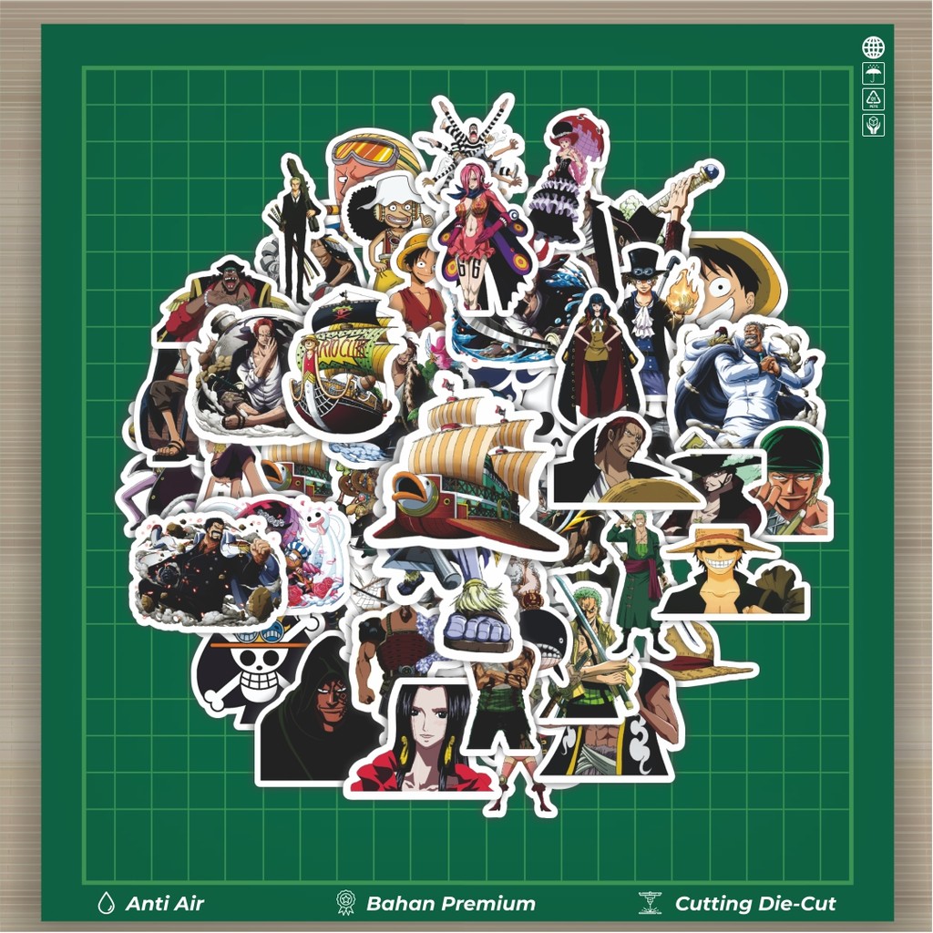 

HOT 50 PCS STIKER Stiker Anime One Piece Versi 10 Stiker Fashion Cars Decal Dingin Kartu Album Custom Vinyl Anti Air- Sticker Aesthetic Buku Journal Koper Casing HP Tablet Laptop Helm Motor Botol Minum