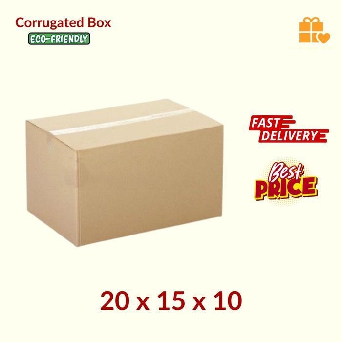 

[PROMO BARANG BARU] KARDUS|KOTAK|KARTON BOX POLOS 20x15x10 MURAH BARU PACKING PACKAGING OL Bergaransi Terlaris