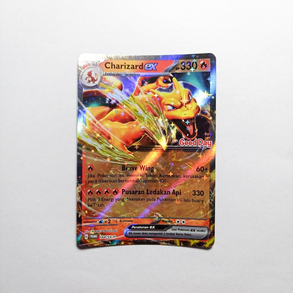 Charizard EX 144/SV-P PROMO Good Day Kartu Pokemon TCG Original Indonesia