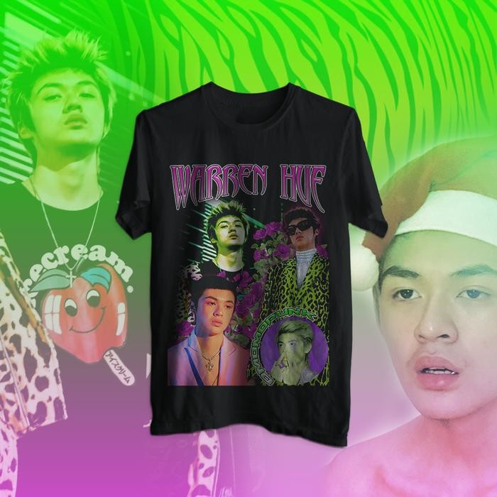 [COD] RAP TEE - WARREN HUE - Hitam, S