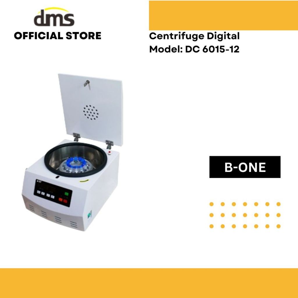 B-ONE DIGITAL CENTRIFUGE 12x15 ml 6000 RPM GARANSI SERVICE 1 TAHUN DAN BEBAS ONGKIR