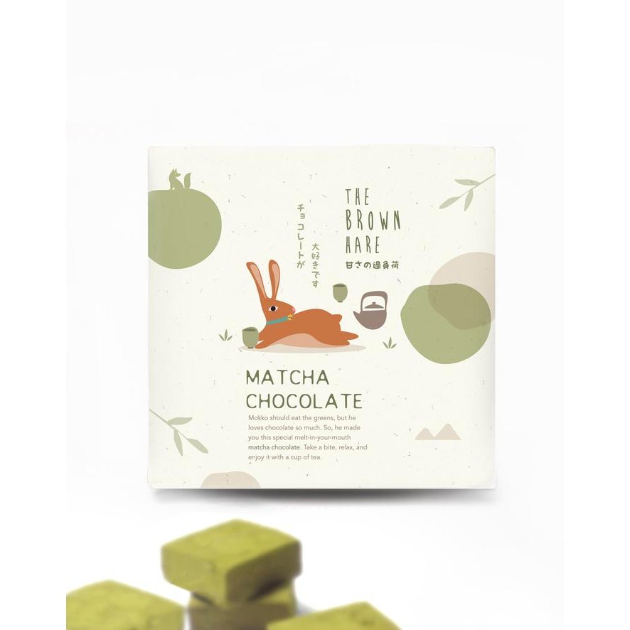 

Coklat Jepang Big Matcha Chocolate The Brown Hare