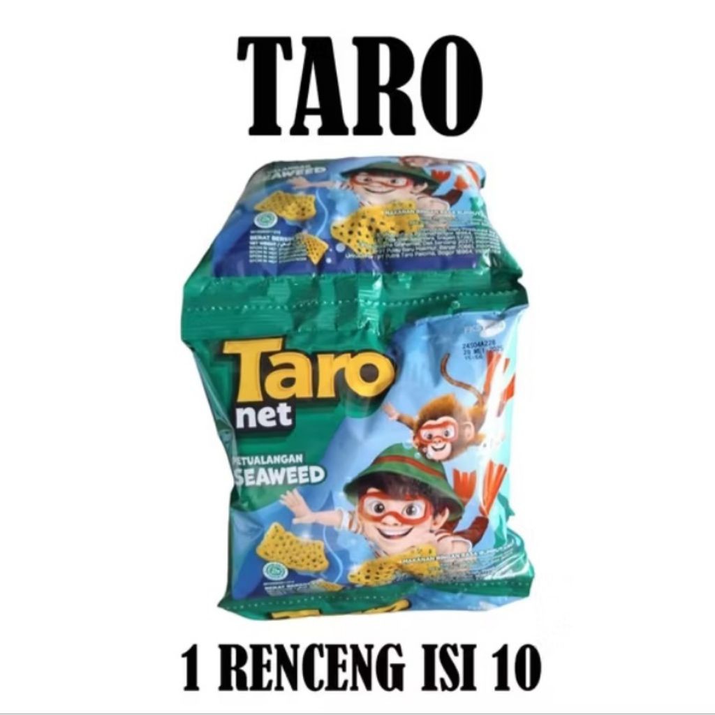 

Snack Taro Net Potato Petualangan Seaweed Renceng Isi 10