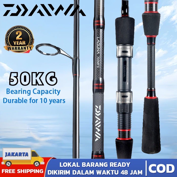 DAIWA Joran Pancing Fishing Rod BaitCasting UltraLight Carbon Spinning Rod bc Untuk Air Tawar Laut