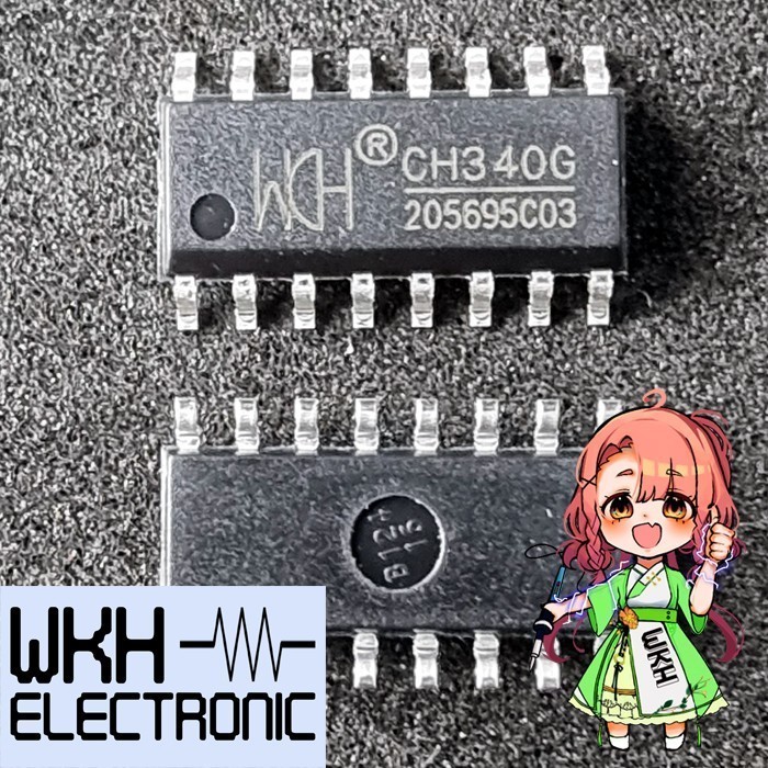 IC CH340 CH340G SOP-16 USB Serial TTL UART RS232 Ori Chip CH340