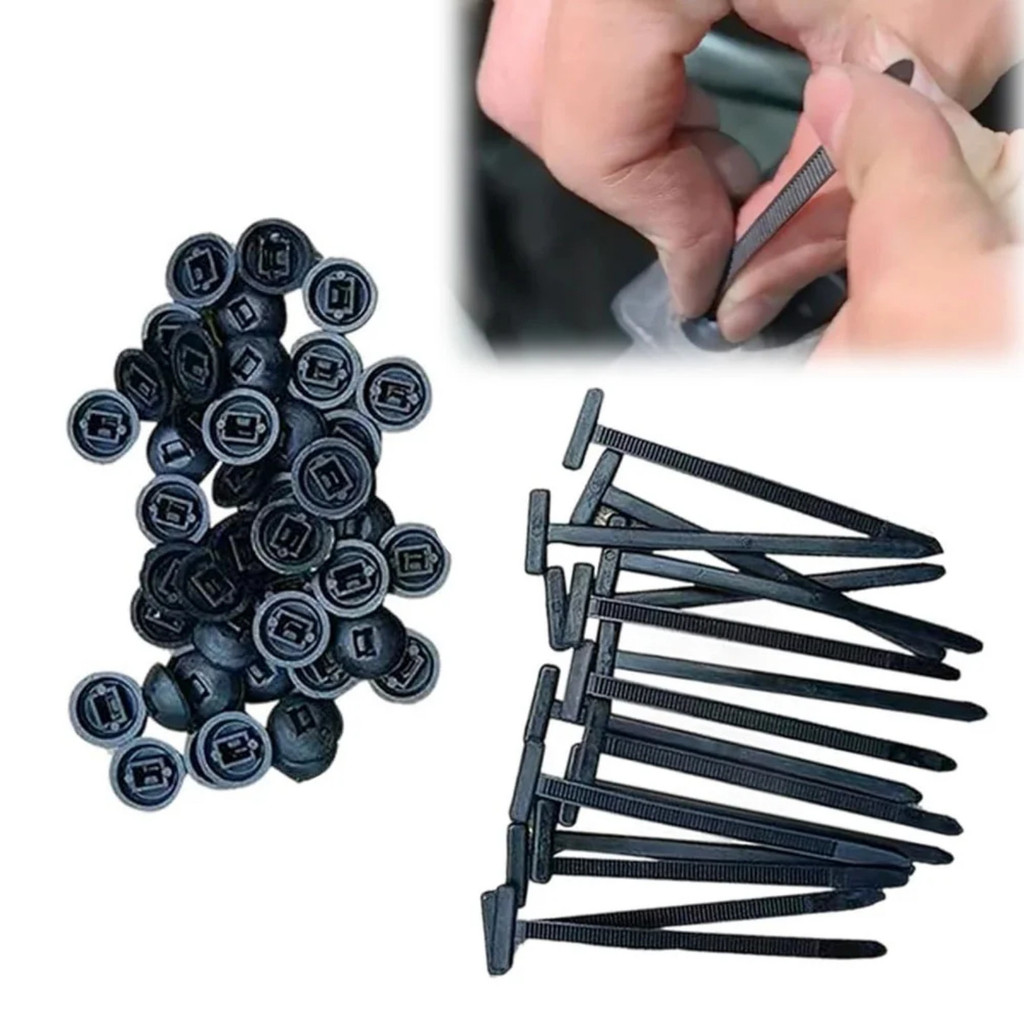 

20/50/100pcs Nylon Universal Cable Tie Buckle Pin and Button Zip Ties Self-Locking Fixed Cables Zip Tie Wire Fastening Straps