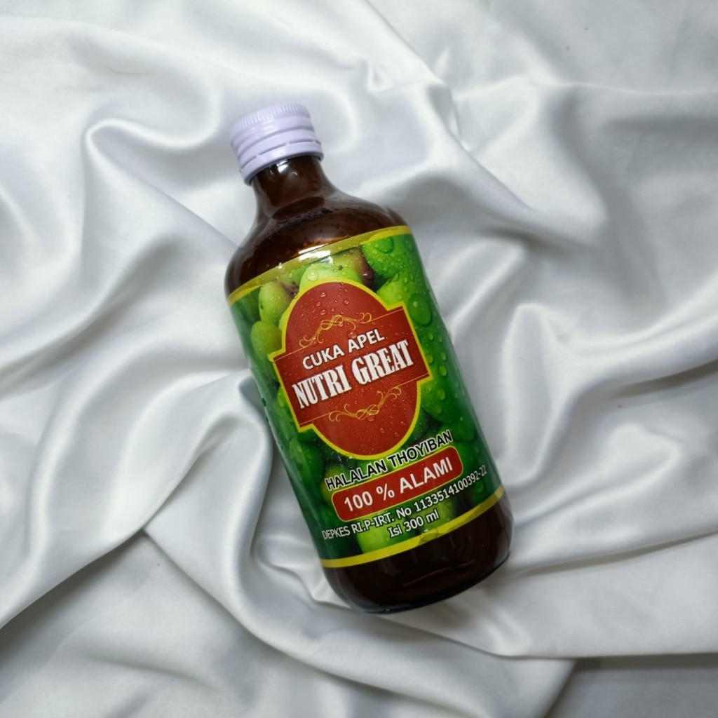 

ORIGINAL | Cuka Apel Nutri Great Original Isi 300 ml | Waz Herbal