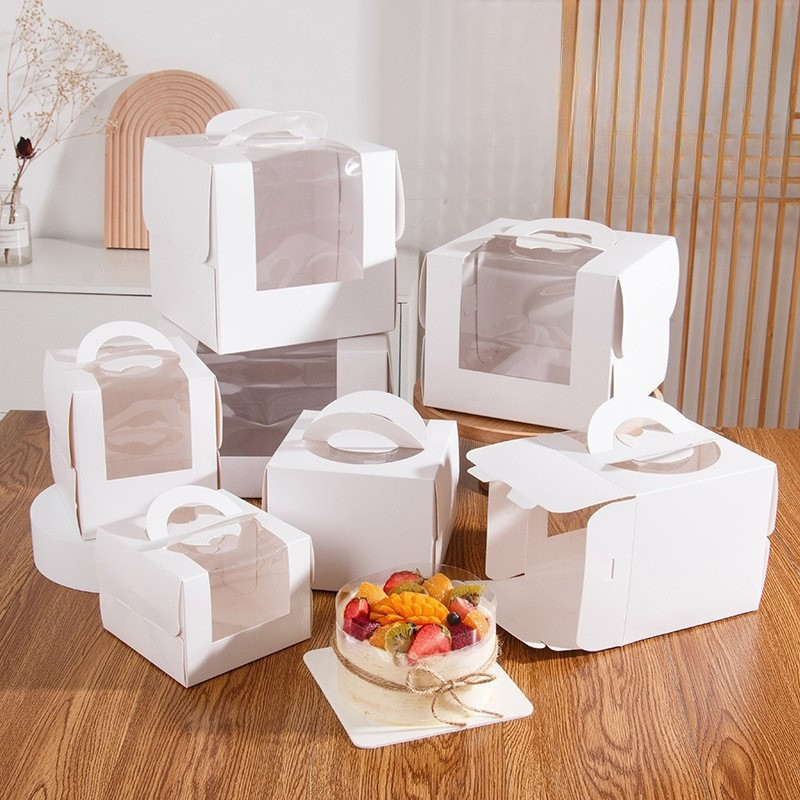 

10Pcs Cake Packaging Boxes High Capacity Multi Size Gift Box for Birthday Wedding Valentine Chocolate Candy Cookies Cake Packing