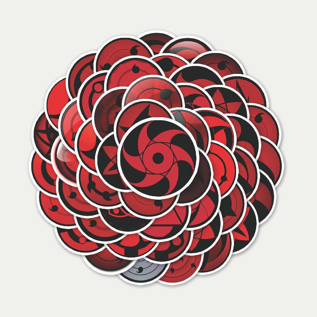 

Sticker Pack Stiker Naruto Uchiha Sharingan Series | Sticker TUMBLR | Stiker LAPTOP KOPER HELM