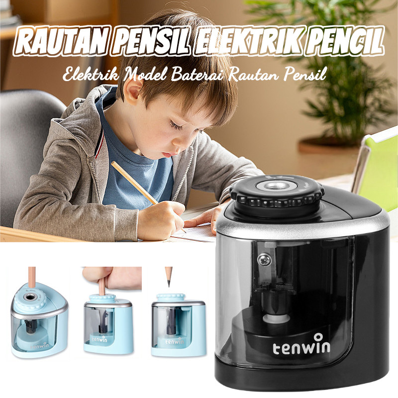 

Rautan Pensil Elektrik Pencil/Gratis 1 Rautan Pensil Putar/Tenaga Kerja Alat Tulis Siswa/ Elektrik Model Baterai Rautan Pensil/Alat tulis Siswa Yang Kreatif