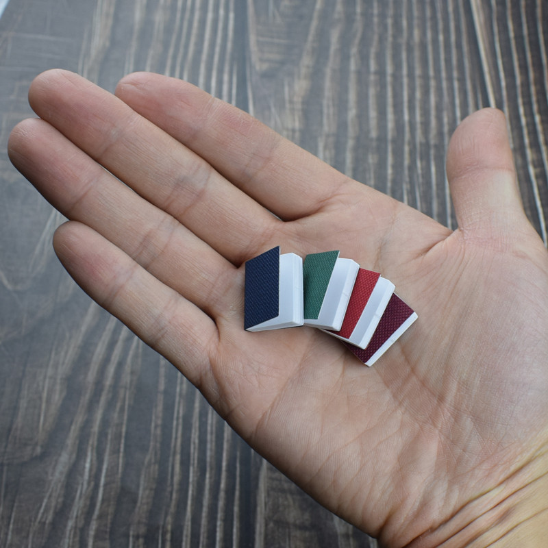 

4pcs/Set Tiny Notebook 20 Sheets Blank Pages Pocket Note Book Mini Notepad Sketchbook