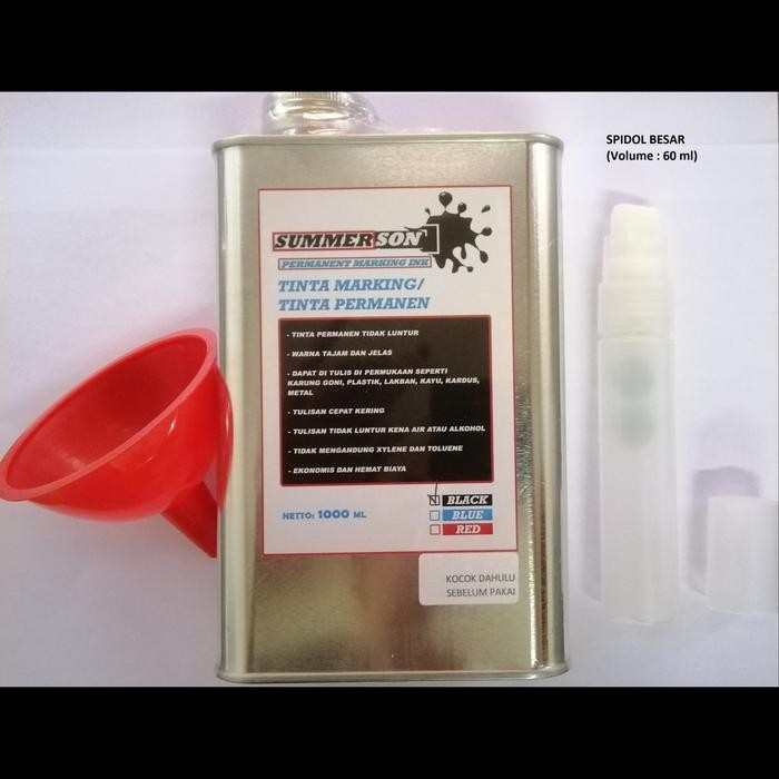 

Tinta Refill Spidol Permanen Summerson 1 Liter - Hitam