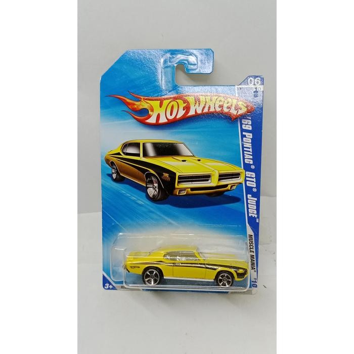 ORIGINAL HOT WHEELS 69 PONTIAC GTO JUDGE AMBCA-143