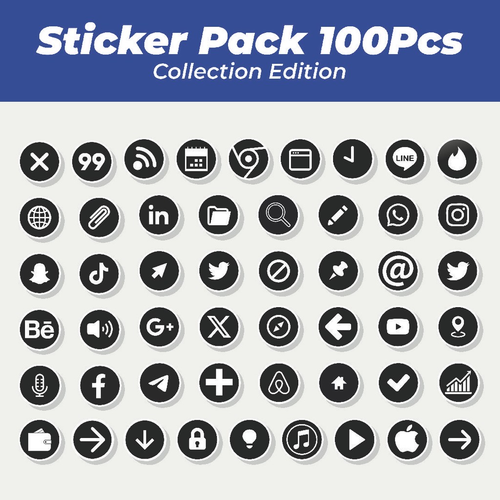 

Hot Stiker Rounded Icon Lucu Anti Air Stikers Berperekat Waterproof Sticker Decal Buat Motor Helm Buku Journal Koper Casing HP Laptop Botol Minum