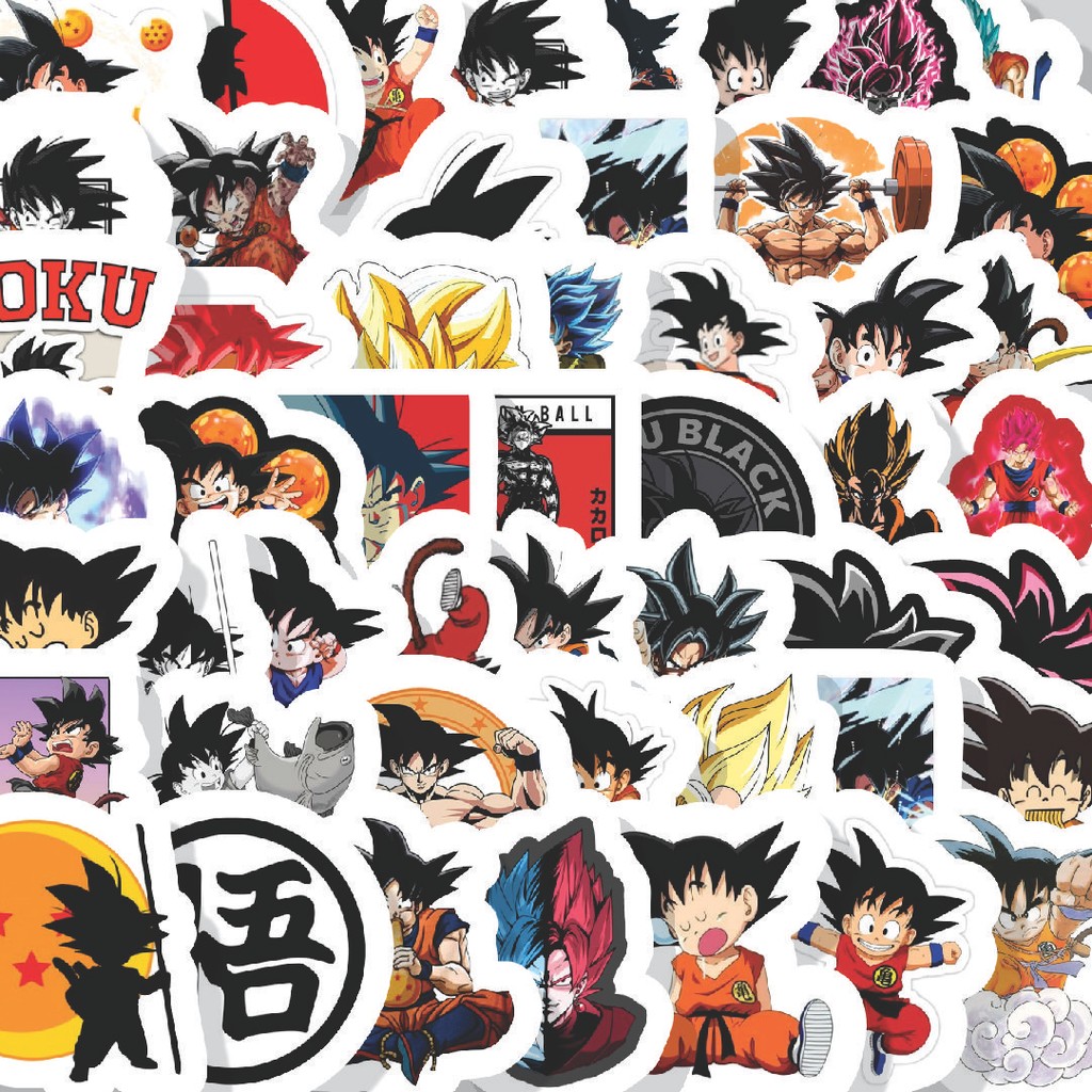 

Stiker Cutting Pack Stiker Manga Goku Isi 100Pcs Series Aesthetic Lucu Keren Untuk Koper Bahan Vynil