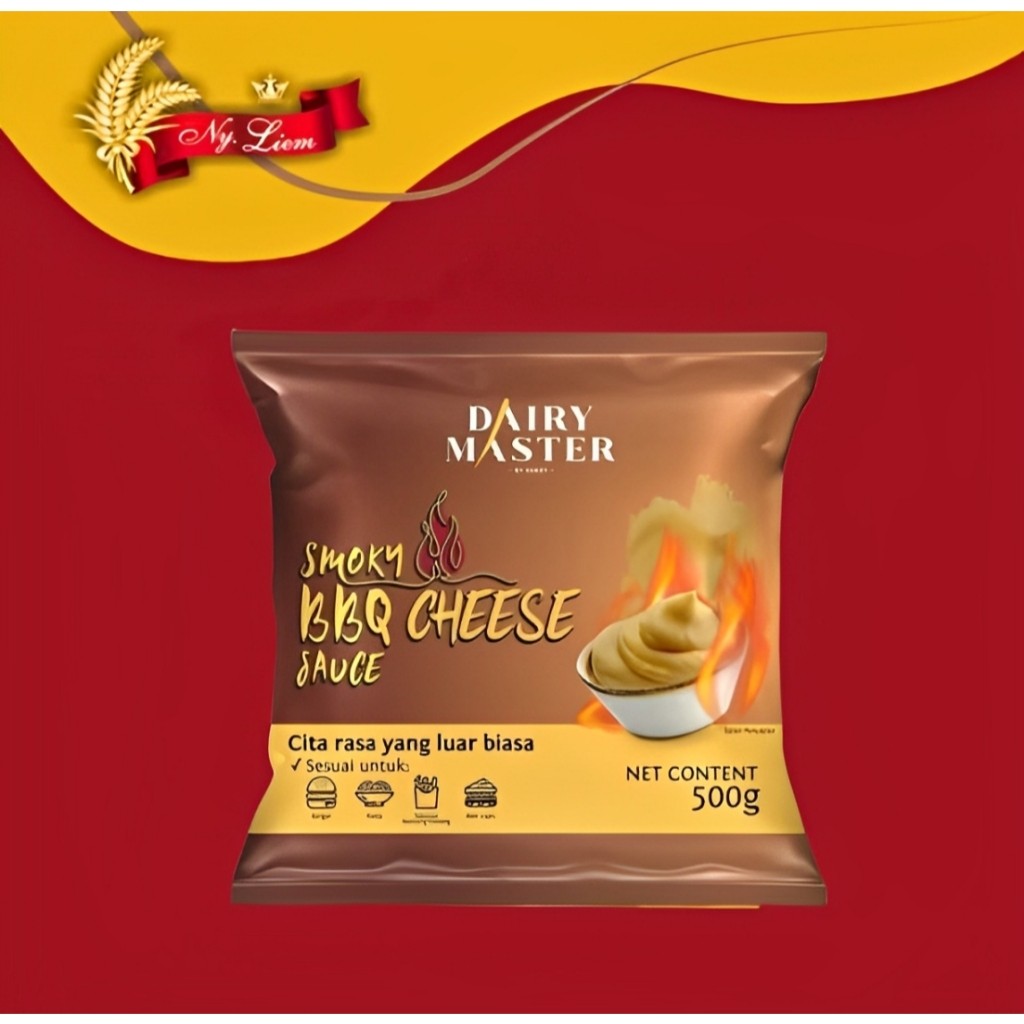 

DAIRY MASTER Smoky BBQ Cheese Sauce 500gr