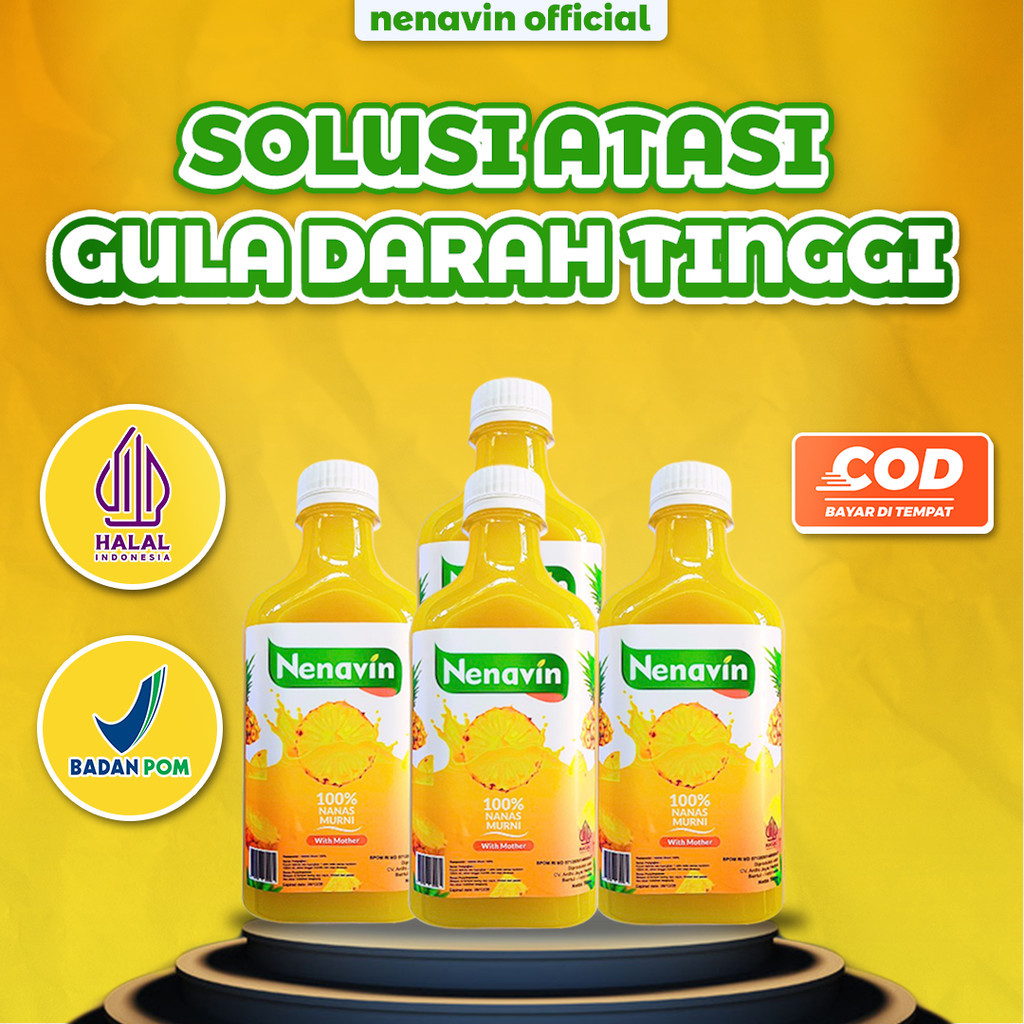 

Nenavin Cuka Nanas Atasi Gula Darah Tinggi 4 Botol