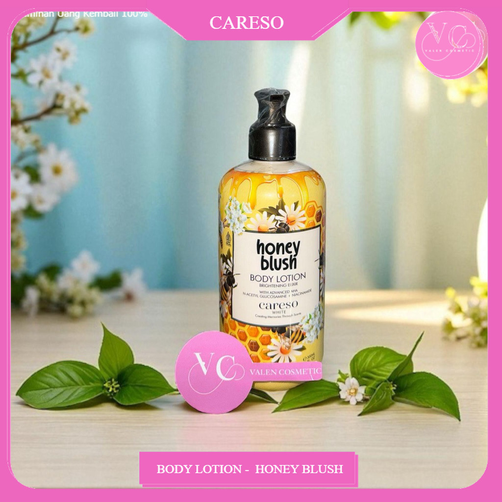 100% ORI - CARESO - Body Lotion - Honey Blush 300ML Careso BODY LOTION 300ml Brightening Body Lotion